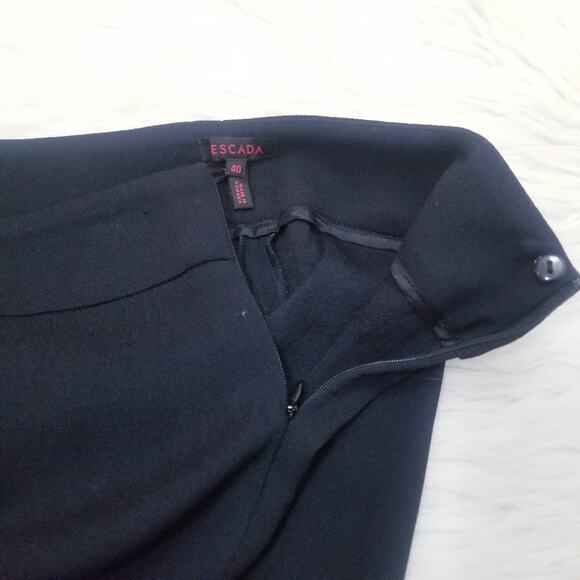 Escada Black Trousers High rise Pants - Picture 7 of 8